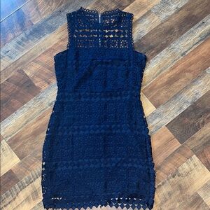 Lulus Navy Mini Dress